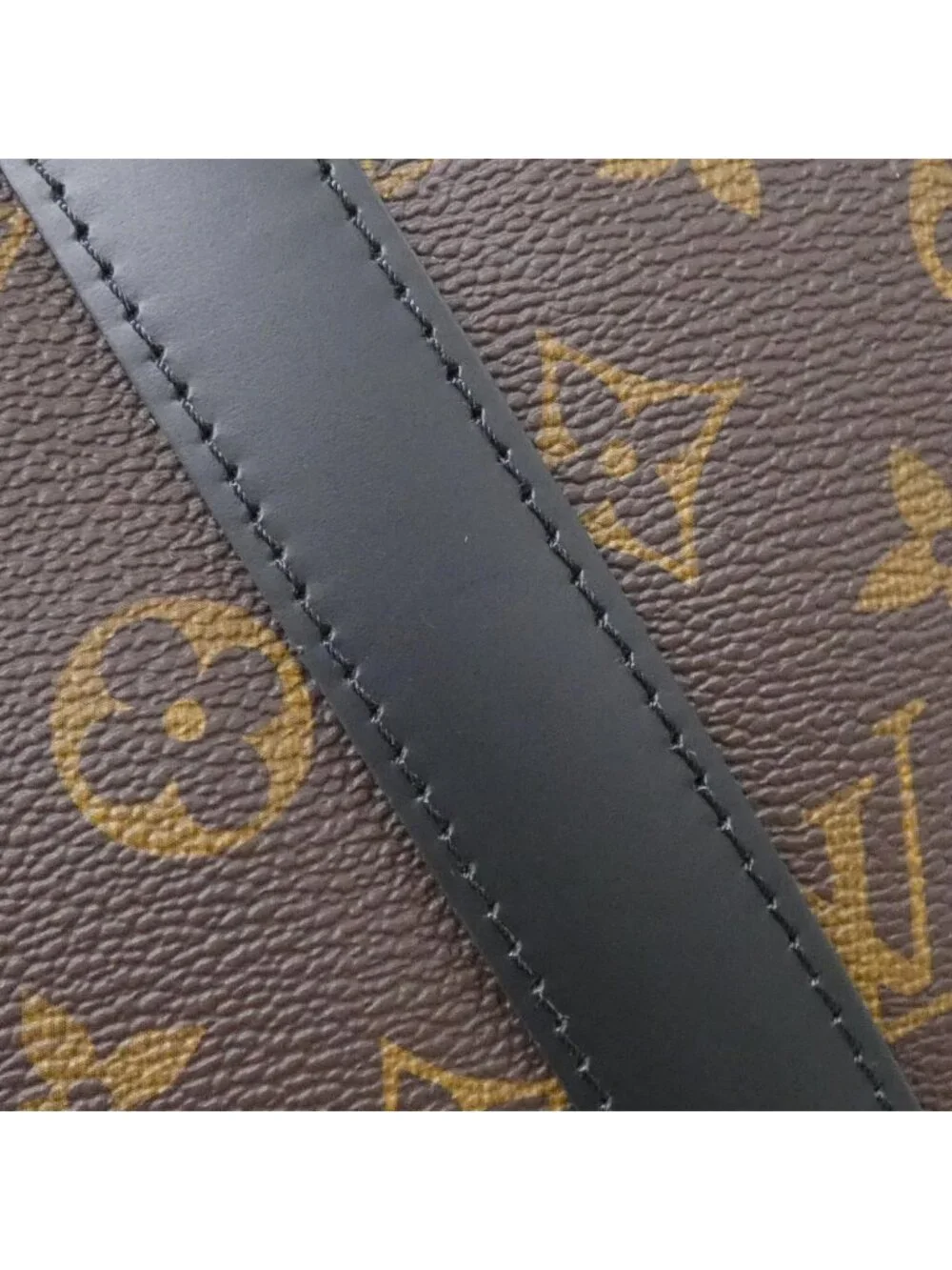 Louis Vuitton Monogram Macassar Keepall Bandouliere 45 Boston Bag